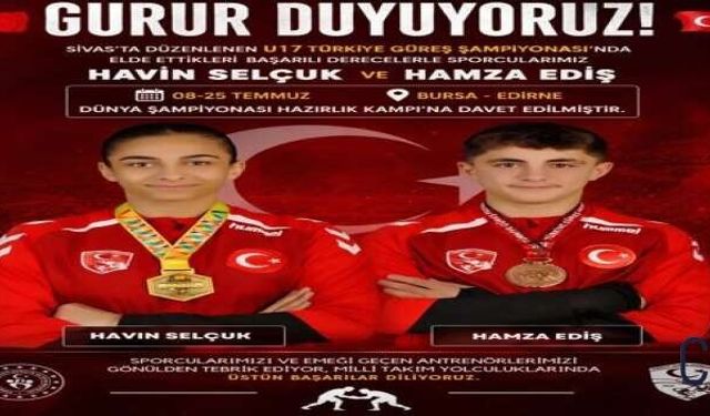 Hakkârili Güreşçiler Milli Takım Kampına Davet Edildi