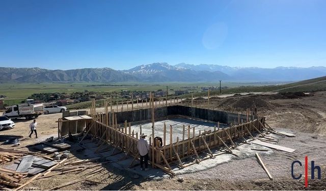 Yüksekova'da Modern Gassilhane Projesinin Yapımına Başlandı