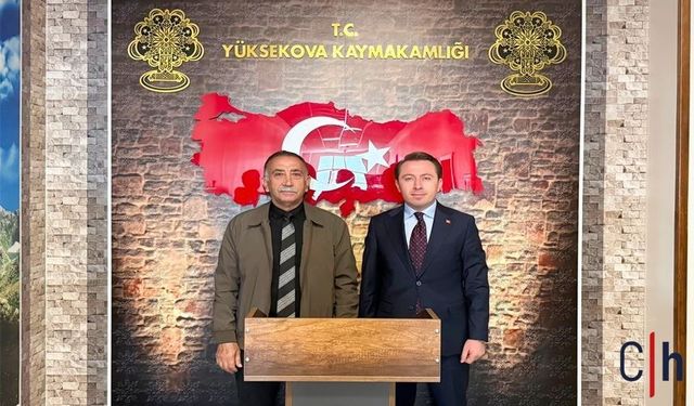 Rektör Musa Gençcelep'ten Kaymakam Volkan Hülür'e Hayırlı Olsun Ziyareti