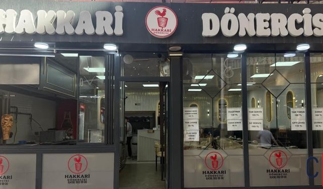 Hakkâri Dönercisi Yenilenen Yüzüyle Hizmette