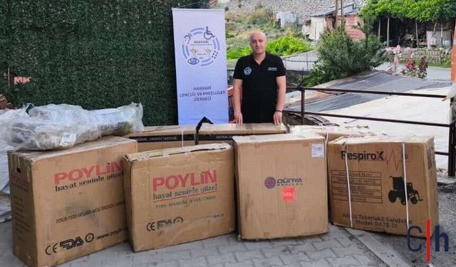 Hakkâri'de Engelli Bireylere Umut Olan Bağış: 10 Tekerlekli Sandalye Dağıtılacak