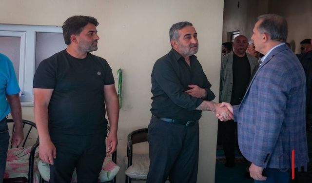 Vali İbrahim Taşyapan'dan Özer, Arslan ve Engin Ailelerine Taziye Ziyareti