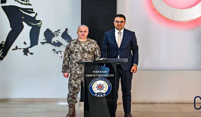 Hakkâri Cumhuriyet Başsavcısı Ufuk Turan’dan Emniyet Müdürü Ayata’ya Ziyaret