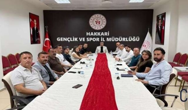 Hakkâri Gençlik ve Spor’da Yeni Dönem Planlaması Masaya Yatırıldı