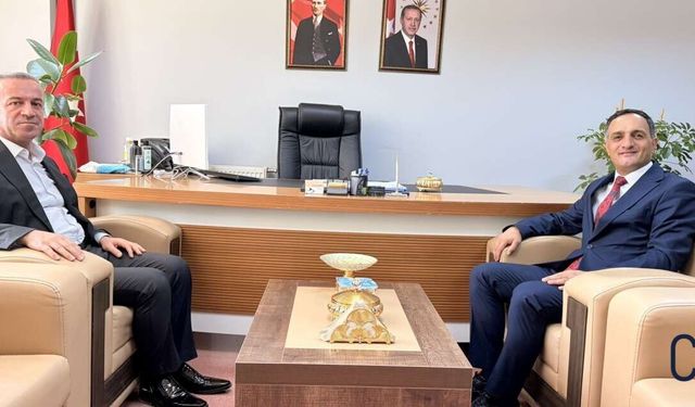 Başkan Av. Kaya'dan, Av. Tarhan'a hayırlı olsun ziyareti