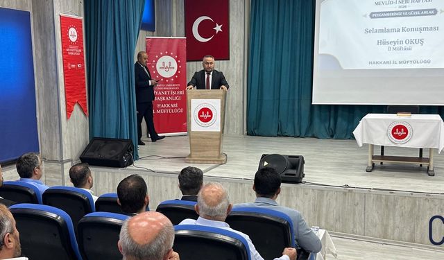 Hakkâri’de “Peygamberimiz ve Güzel Ahlak” Konferansı Düzenlendi