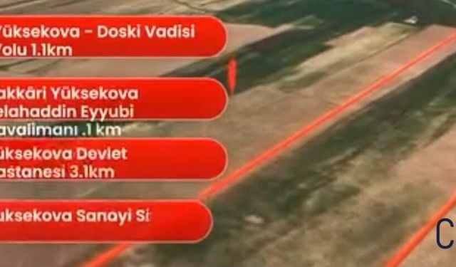Yüksekova’da Havalimanı Yakınında 177 Bin Metrekarelik Arazi Satışa Çıkarıldı