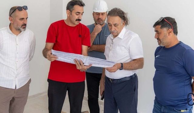 Çölemerik MYO’nun yeni hizmet binasında çalışmalar sürüyor
