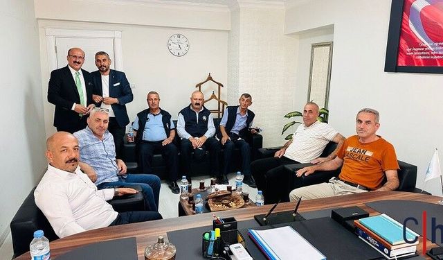 Muhtarlar’dan Zabıta Müdürlüğü’ne Zabıta Haftası Ziyareti