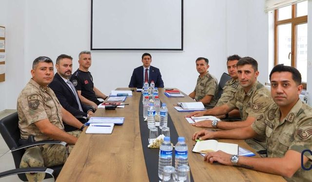 Şemdinli’de Asayiş toplantısı gerçekleştirildi