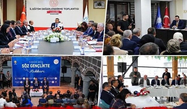 Bakan Tekin Hakkâri’de İki Gün Boyunca Neler Yaptı!