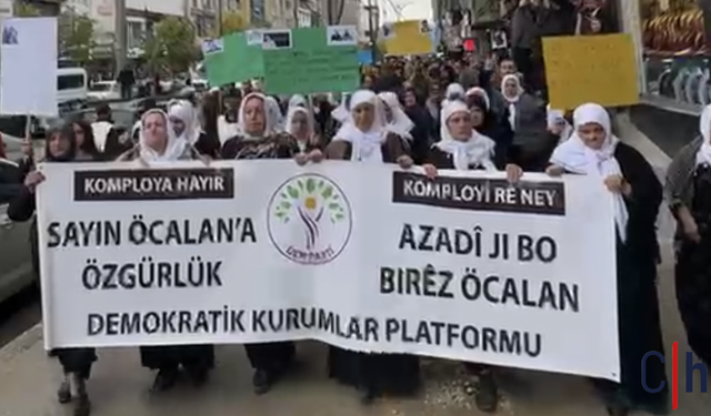 Gever’de 9 Ekim yürüyüşü: Öcalan’a özgürlük ve barış talebi
