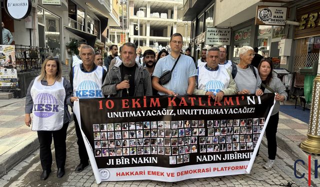 Hakkari’deki STK’lardan: 10 Ekim Katliamı’nın 11’inci yılında adalet çağrısı