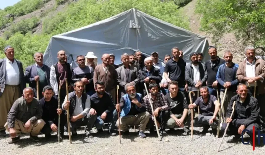 Hakkari'nin Marunıs Köyünde maden eylemi 19. gününde