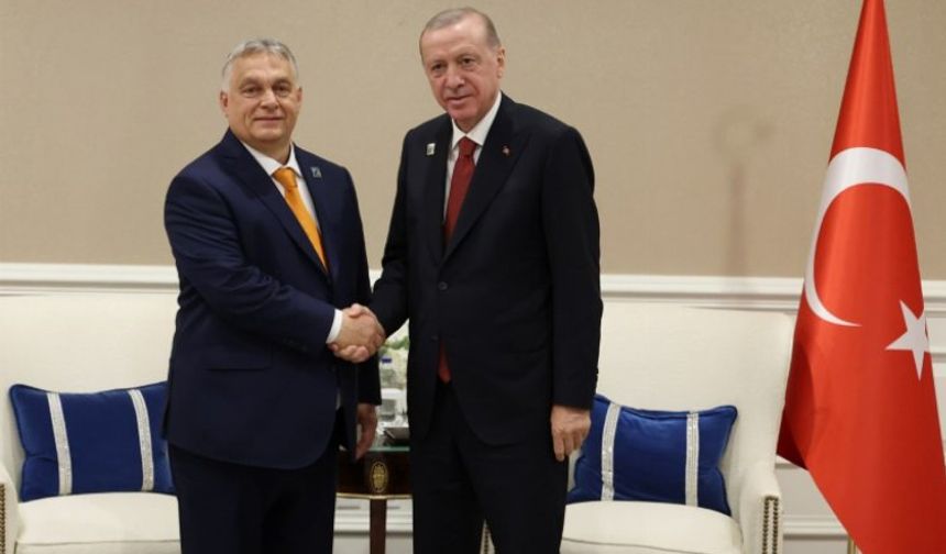 Cumhurbaşkanı Erdoğan, Macaristan'la zirvede buluştu
