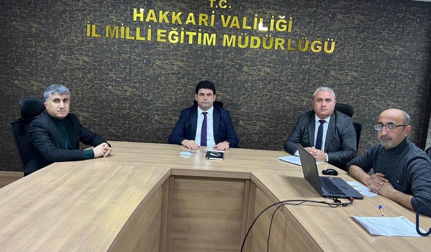 Hakkari İl Milli Eğitim Müdürlüğü'nden 2024-2025 Eğitim Planlaması