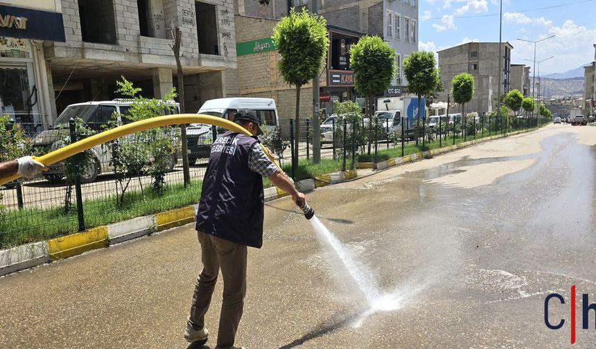 Bayram Öncesi Temizlik Seferberliği: Çarşı Merkezi ve Tüm Sokaklar Yıkandı