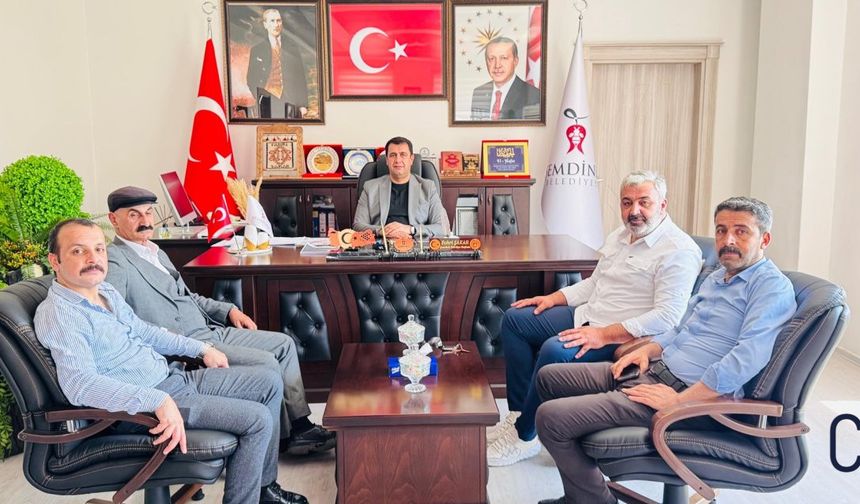 Eski MHP İl Başkanı Fatih Özbek'ten Başkan Şakar’a Ziyaret