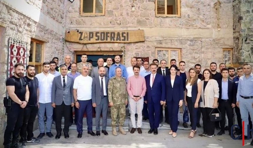 Hakkari Çukurca’da Emniyet Müdürü İçin Veda Töreni