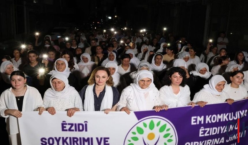 Êzidî Soykırımı Anması: Kadınlar Barış İçin Yürüdü