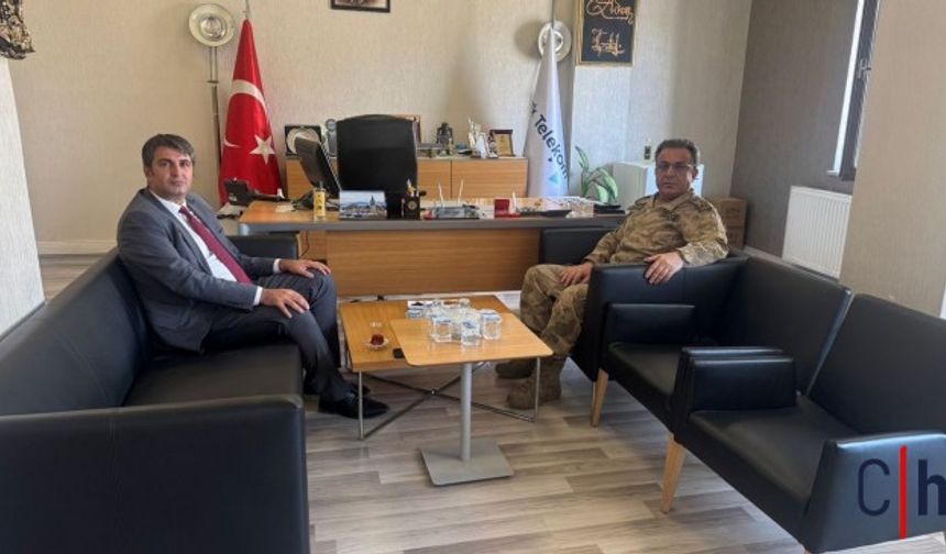 Tuğgeneral’den Müdür Çatal’a veda ziyaret
