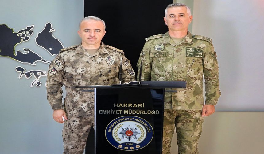 Tuğgeneral Şentürk'ten Müdür Ayata’a ziyaret