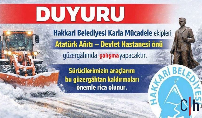 Belediyeden Sürücülere Uyarı: O Güzergâhta Araçlarınızı Kaldırın