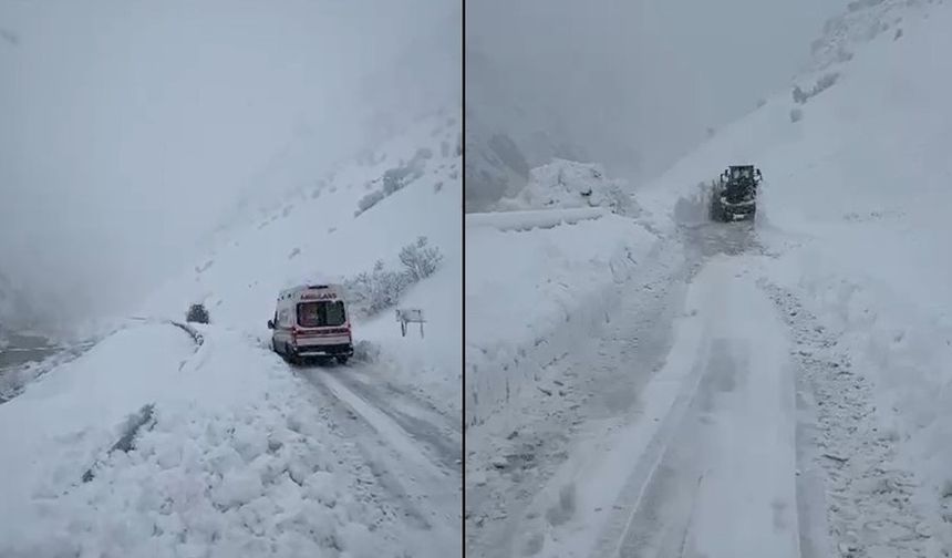 Hakkari'de Çığları Aşan Ekipler 7 Aylık Asya Nisa’ya Umut Oldu