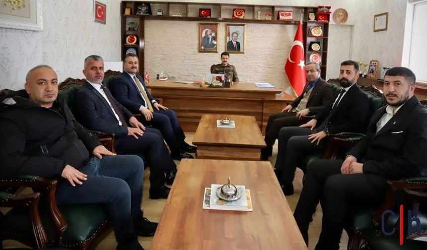 AK Parti İl Teşkilatı Çukurca’da Yoğun Ziyaret Trafiğinde