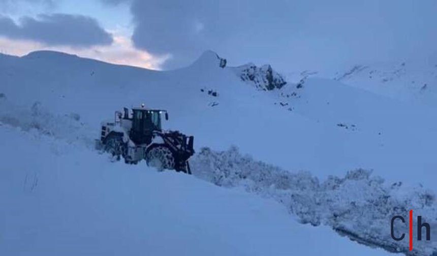 Hakkari’de Yoğun Kar 21 Köy ve 61 Mezra Yolunu Kapattı