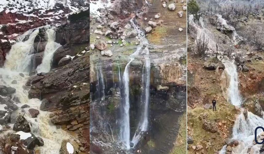 Hakkari'de şelaleler yeniden coştu