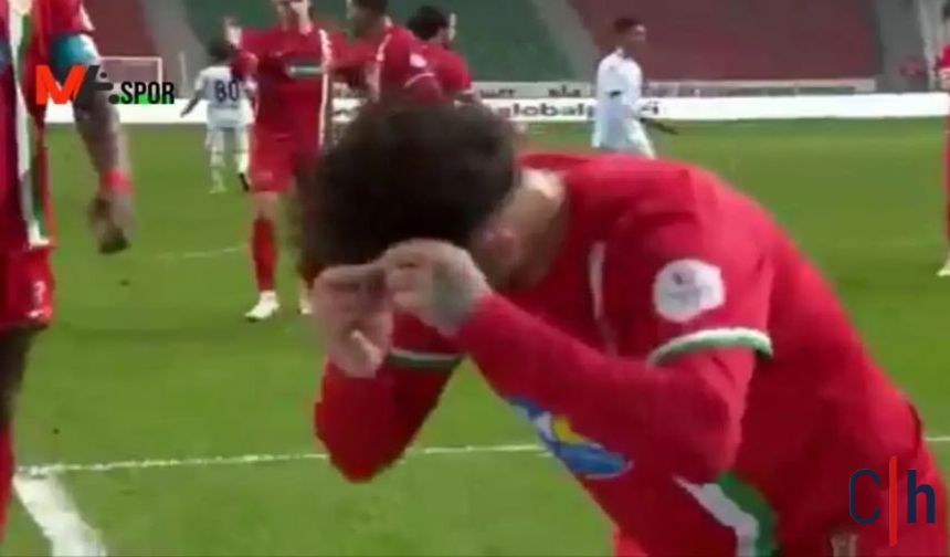 Hakkarili futbolcu Çekdar Orhan’a gol sevinci soruşturması