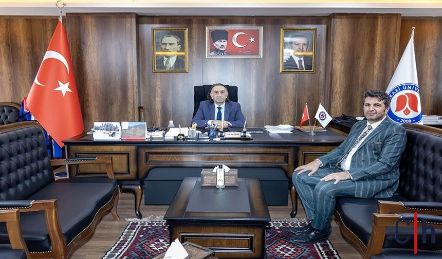 Hakkari Üniversitesi’nde kurumlar arası iş birliği görüşmesi