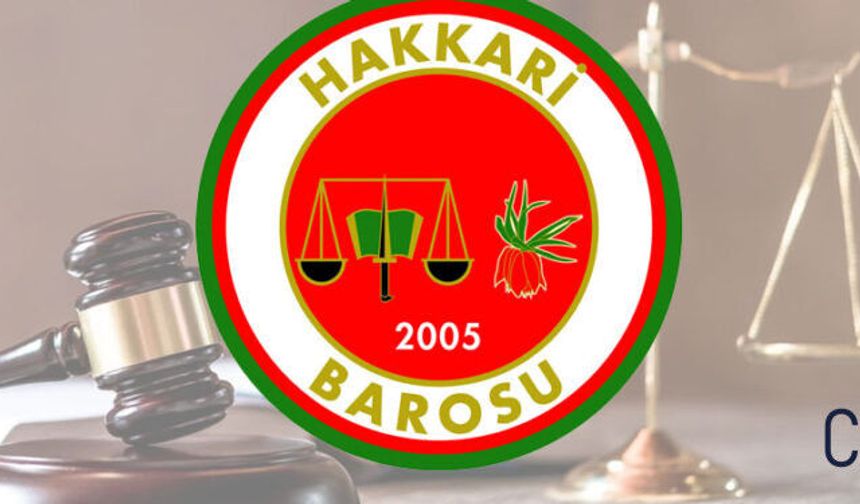 Hakkari Barosu’nun da Aralarında Olduğu 15 Barodan Otokoç Saldırısına Kınama