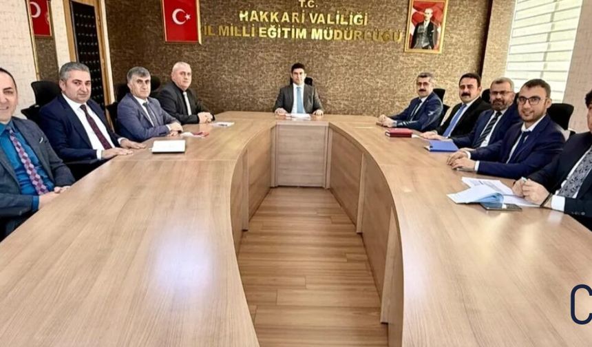Hakkari’de Eğitimde Yol Haritası Masaya Yatırıldı