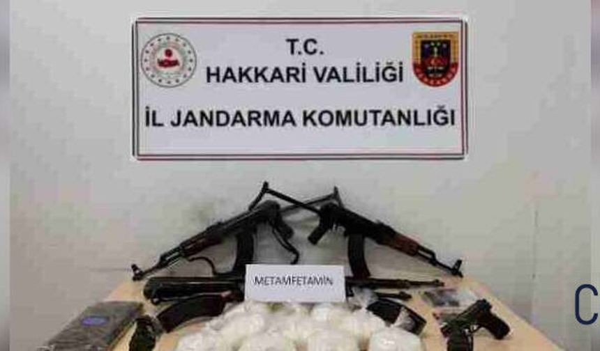 Hakkari İl Jandarma Komutanlığı’ndan Çukurca’da Narkotik Operasyonu