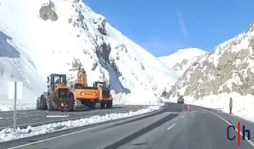 Hakkari-Van Karayolu Çığın Ardından Yeniden Trafiğe Açıldı