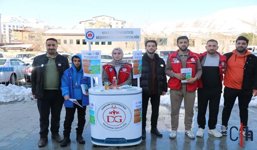 Hakkari’de Üniversite Öğrencilerinden Su Tasarrufu Farkındalığı