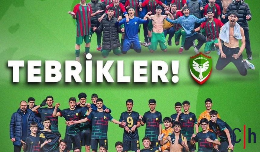 Amedspor Akademi Takımları Gruplarını Lider Tamamladı