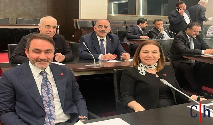 CHP Hakkâri İl Başkanı Genel Merkez Toplantısında