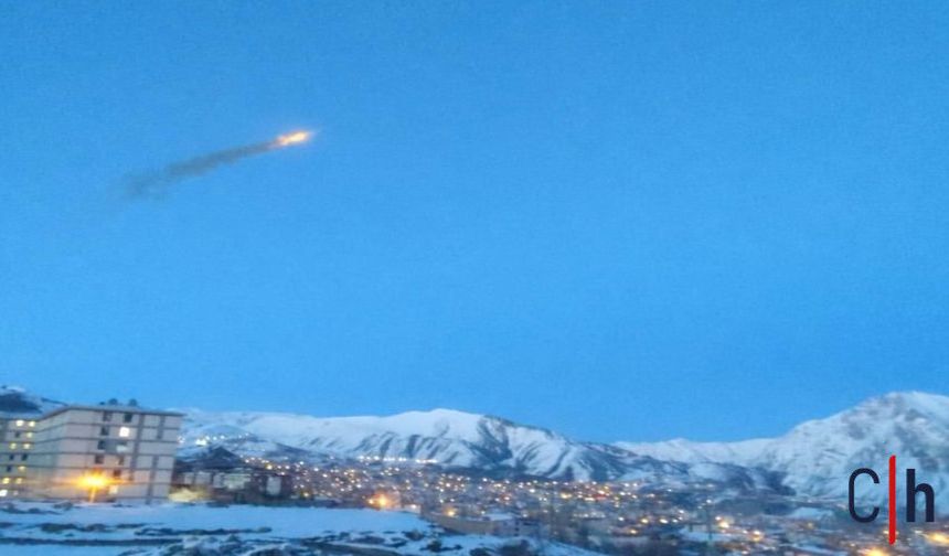 Hakkari Semalarında Gizemli Cisim: Vatandaşlar O Anları Kaydetti