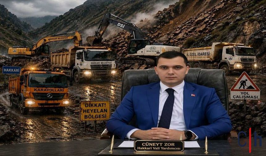 Hakkâri’de Heyelan Alarmı: Ekipler Gece Gündüz Sahada