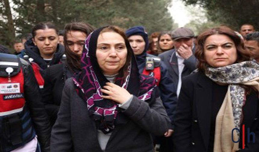 Figen Yüksekdağ ağabeyinin cenazesine katıldı