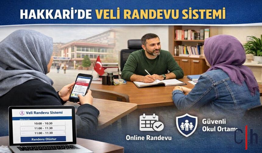 Hakkari’de Veli Randevu Sistemi Uygulaması Başladı