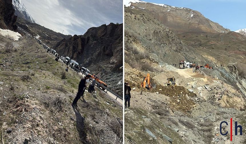 Hakkâri-Van Karayolunda Heyelan Alarmı: Yol Yeniden Kapatıldı