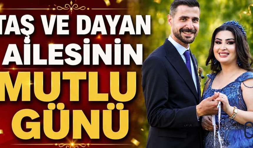 Rojbin Taş ile Tahir Dayan’ın Nişanı Görkemli Geçti