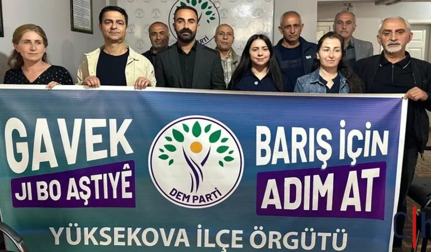 DEM Parti Yüksekova’dan Yürüyüş Çağrısı