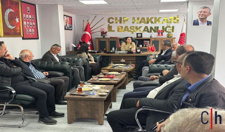 CHP Hakkâri’den DEM Parti’ye Ziyaret Teşekkürü