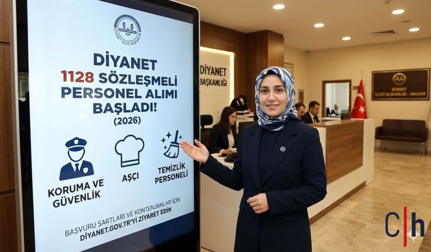 Diyanet 1128 Sözleşmeli Personel Alımı Yapıyor! Başvuru Şartları Neler?