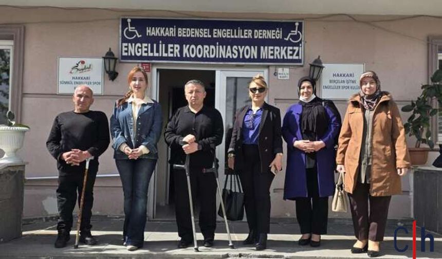 Hakkari’de Engelliler Haftası’nda anlamlı ziyaret